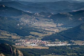 Alto de San Miguel de Aralar.