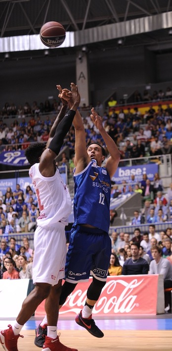 John Jenkins, durante su estancia en las filas de San Pablo Burgos, en la temporada 2017/18. (M. GONZÁLEZ / ACB PHOTO)