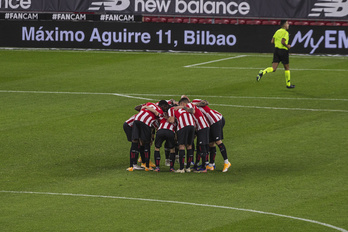 Garitano en el último partido contra el Real Madrid. (@AthleticClub)