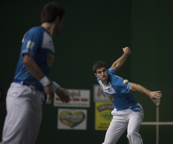 José Javier Zabaleta ha ofrecido una exhibición en Irun.(Juan Carlos RUIZ/FOKU)