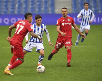 La Real ha acusado que su jugador más importante, David Silva, apenas ha podido jugar en los últimos nueve partidos. (Jon URBE/FOKU)