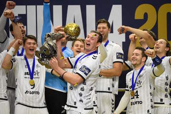 Levantando la Champions con el Kiel, Sander Sagosen está llamado a liderar a Noruega hacia el título mundialista. (Ina FASSBENDER/AFP)