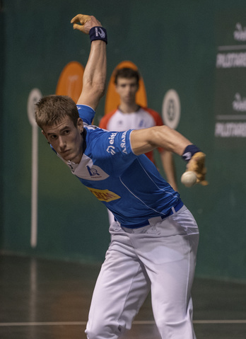 Jon Mariezkurrena ha tuteado a Zabaleta pero no ha podido lograr la victoria. (Andoni CANELLADA/FOKU)