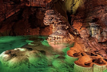 Aspecto de la cueva.