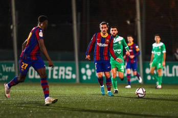 El barça ha sido el último equipo de Primea en clasificarse, y lo ha hico anoche sufriendo ante el cornellà. (FC BARCELONA)