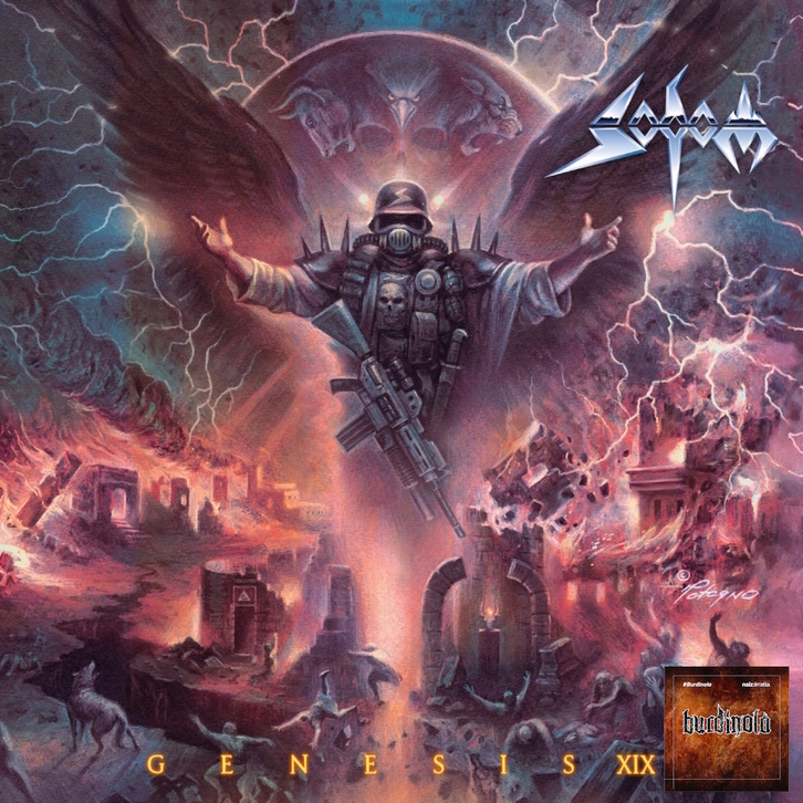 'Sodom' bandak kaleratutako 'Genesis XIX' albumaren azala