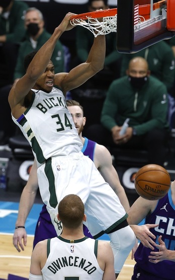 Giannis Antetokounmpo, una de los protagonistas de los All Stars de los últimos años. (Jared C. TILTON / AFP PHOTO)