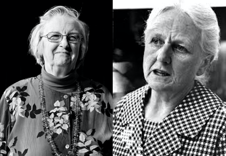 Joan Robinson eta Elinor Ostrom.