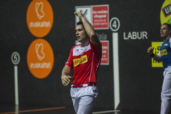 Erik Jaka espera ir recuperando su mejor juego cuanto antes. (Aritz LOIOLA/FOKU)
