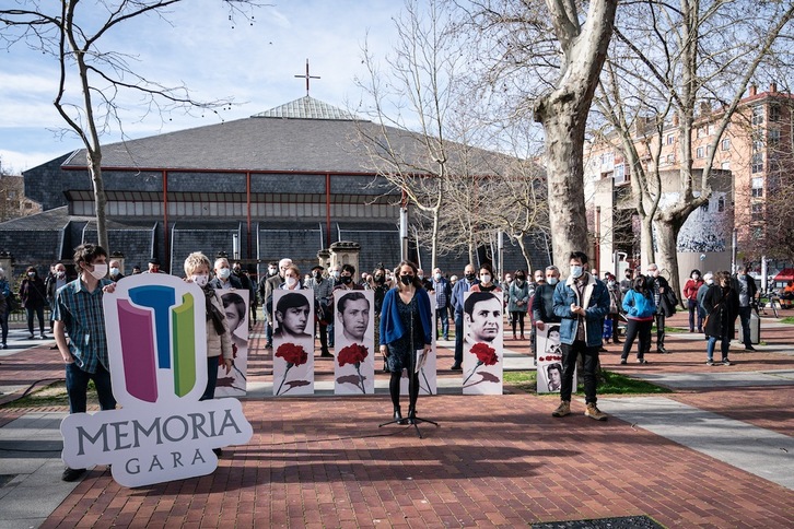 Memoria Gara-ren agerraldia. (Endika PORTILLO/FOKU)