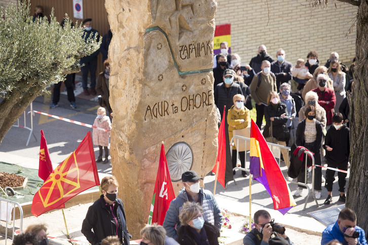 Tafallako monolitoa. (Iñigo URIZ | FOKU)