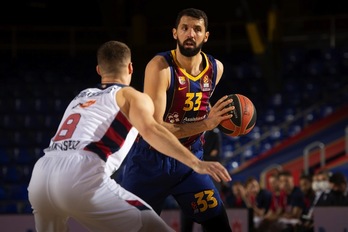Nikola Mirotic ha vuelto a frenar la buena racha del Baskonia. (EUROLEAGUE.NET)