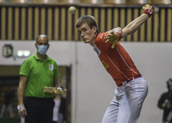 Mariezkurrenak eskuin eskua erabat osatuta duela erakutsi du Amezketan (Jon Urbe / FOKU)