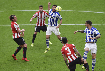 Tanto Athletic como Alavés han sido incapaces de horadar la meta contraria. (Marisol RAMIREZ/FOKU)