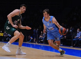 La brutal exhibición de Kevin Pangos ha llevado al Zenit de San Petersburgo en volandas al Top 8 de la Euroliga. (EUROLEAGUE.NET)