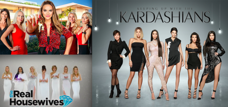 'Selling Sunset, Keeping with Kardashian eta 'Real Housewives of Beverly Hills' Reality Showen fotogramak