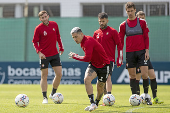 Arrasate ha dejado claro que con Chimy Ávila hay que ir poco a poco. (OSASUNA)