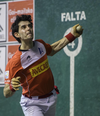 Ezker gantxoz tanto bakarra egin du Altunak, baina garaipena eman die. (Jon URBE/FOKU)