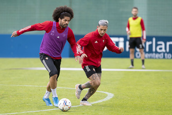 Osasuna ha dispuesto de toda una semana completa para preparar a conciencia el duelo contra el Real Madrid. (Mikel SAIZ/OSASUNA)