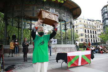 Kutxa Bira ekimenaren ekitaldia, Donostian. (Maialen ANDRES/FOKU)