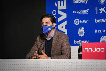 Sergio Fernández ha augurado pocos traspasos en este mercado. (Endika PORTILLO/FOKU)