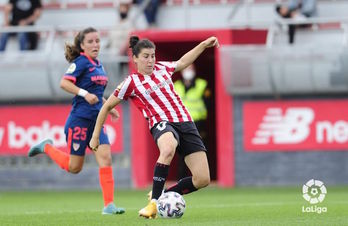 Lucíak bigarren gola sartu du lehen zatiaren amaieran. (LaLiga)