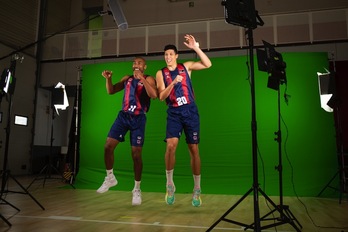 Jayson Granger y Simone Fontecchio, dos de los grandes protagonistas de este remozado Saski Baskonia. (BASKONIA)