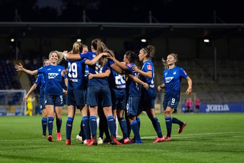 El debutante Hoffenheim ha tenido que superar dos rondas e imponerse a Valur, Milan y Rosengard para llegar a la fase de grupos. (TSG Hoffenheim)