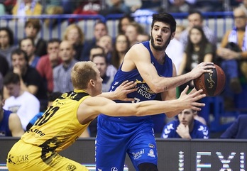 Alex Barrera ha jugado con el San Pablo Burgos en las últimas temporadas. (B. B. HOJAS / ACB PHOTO)