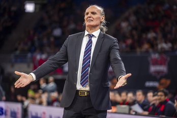 Dusko Ivanovic no seguirá siendo entrenador del Baskonia. (Jaizki FONTANEDA / FOKU)