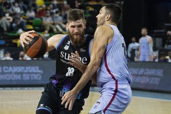 Regimantas Miniotas ha disputado un total de 35 partidos con Bilbao Basket. (Monika DEL VALLE/FOKU)