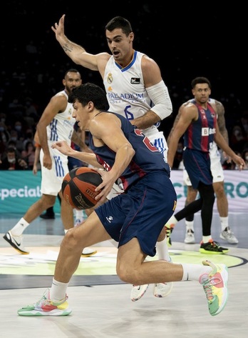 Urriaren 31an baino emaitza hobea nahi eta behar du Bitci Baskoniak ostegunean Real Madrilen aurka. (Raul BOGAJO / FOKU)