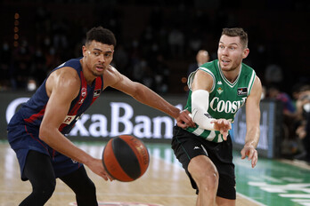 Baldwin hoy ha estado acertado en los minutos en los que se ha decidido el partido. (F. RUSO/ACB FOTO)