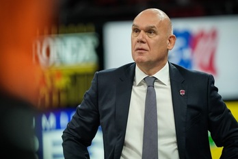 Neven Spahija, preocupado con la actitud de los suyos.