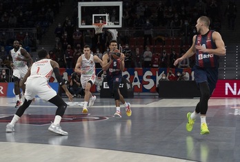 Baldwin y Sedekerskis han sido de lo mejor de un gris Baskonia.