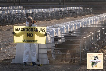 Greenpeacek Caparroson egindako protesta