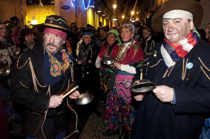 Kaldereroak Donostia, artxibo irudi batean.