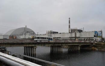 Imagen de archivo de la central nuclear de Chernobil.