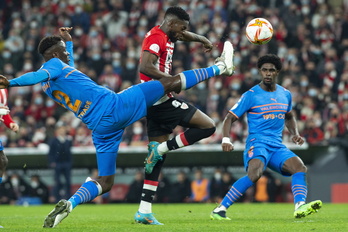 El Valencia le generó mucha incomodidad al Athletic en el partido de ida disputado en San Mamés.