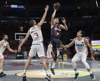 Manresa harrapatu eta atzean lagatzeko aukera bikaina dauka Baskoniak zapatuan.