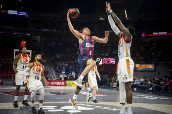 Bitci Baskonia se ha gustado esta tarde ante el Zaragoza. 