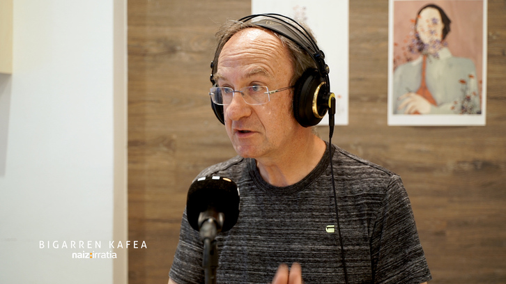 Kike Amonarriz Bigarren Kafean.