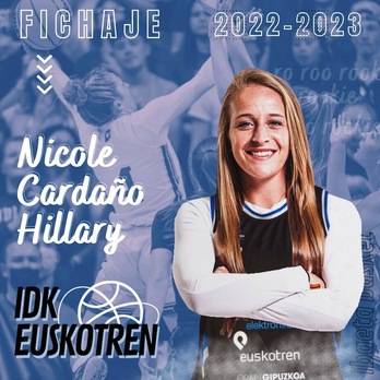 Nicole Cardaño-Hillary, IDK Euskotrenen antolatzaile berria.