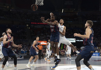 Mientras ha estado en pista, Wade Baldwin lo ha intentado hasta el final.