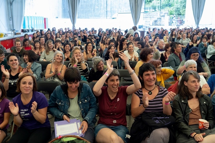 Bilgune Feministak topagunea antolatu du asteburu honetan Oñatin.