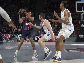 Wade Baldwin, en los recientes play-offs por la Liga ACB contra el Real Madrid.