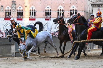 Velocidad y riesgo máximos en esta competición ancestral.