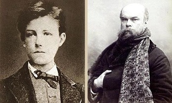 Rimbaud eta Verlainen, literaturaren historian gertatutako harreman ospetsuenetarikoa.