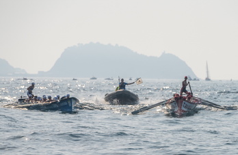Cabo eta Ares, iragan larunbatean euren arteko abordaia aurretik.
