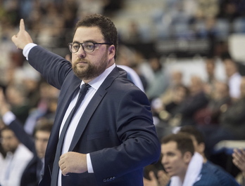 Foto de archivo de Sergio García, al frente de Gipuzkoa Basket.